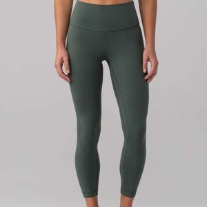 Lululemon Alignment pant 25” Dark Forrest SOLD OUT